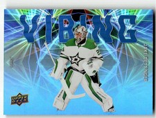 2025-26 Upper Deck Series 2 Vibing Jake Oettinger #VB-21 Dallas Stars