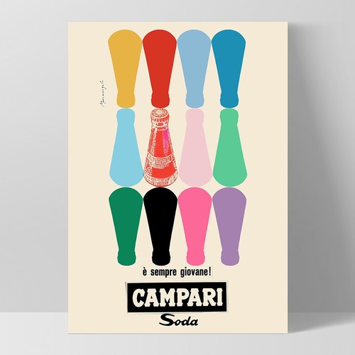 Campari Soda Marangolo. Vintage Advertising Poster Print Reproduction |VNT-007 - Picture 6 of 10