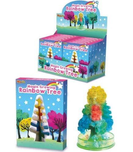 Magic Growing Rainbow Tree Grow Your Own Crystal Kit Girls Boys Party Filler