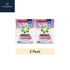 (2 Pack) Ariel Powder Detergent Downy Fresh 158oz 99 Loads 0.15 per gallon