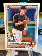 2021 Gunnar Henderson Bowman Paper Prospects 1st Edition #BFE-49 Orioles