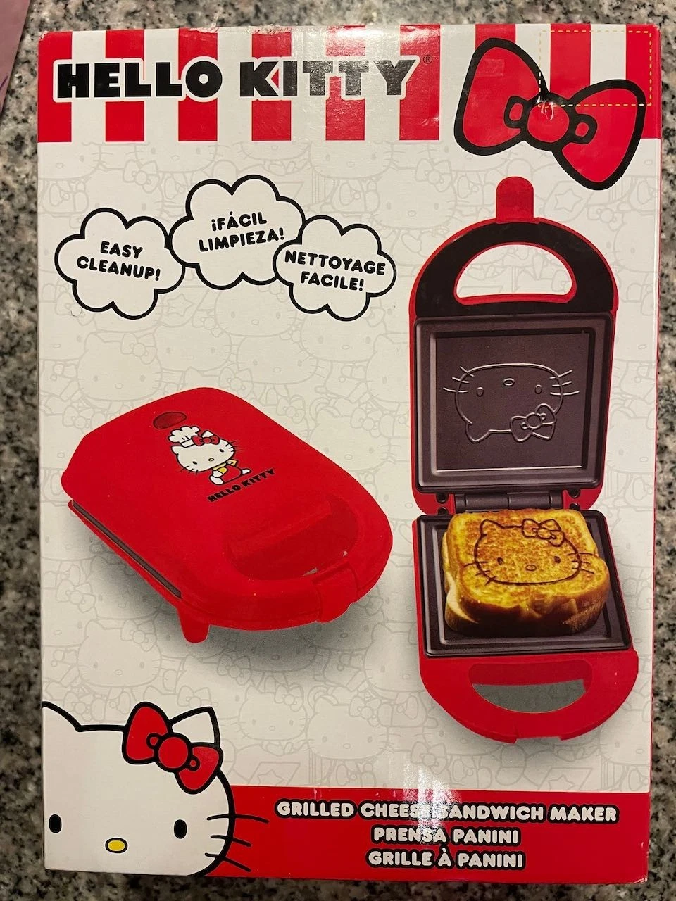 Hello Kitty Grilled Cheese Maker Red 💖😺🌷🌹 – New Non-Stick Sandwich Press
Opens in a new window o