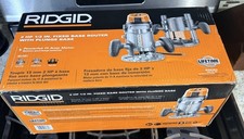 RIDGID R2911, 11 Amp 2 HP 1/2 in.&nbsp;  HEAVY-DUTY CORDED WOOD ROUTER /W PLUNGE Kit.