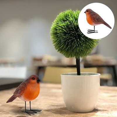 2 Pcs Vogelmodell-dekoration Vogelfiguren Vogel-Basteldekoration