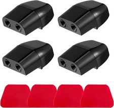 JNXIJ 4 PCS Deer Whistles for Car, Warning Whistle Wind Activated Black