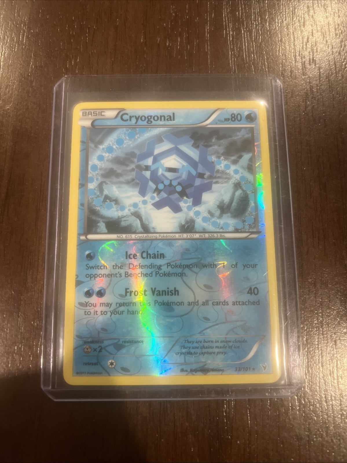 Cryogonal 33/101 Noble Victories Reverse Holo