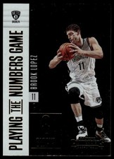 2017-18 Panini Contenders Brook Lopez #13 Playing the Numbers Game