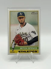 2025 Topps Baseball Heritage Mitch Spence #373 Athletics