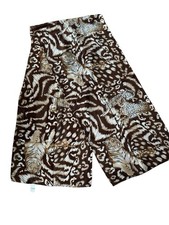 Vintage animal print scarf with tigers
