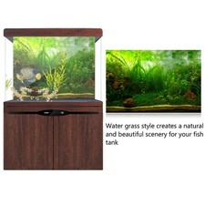 Water Grass Style Aquarium Fish Tank Background Poster PVC Adhesive Decor Paper