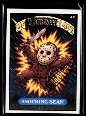 Mad Scientist 40K GPK Spoof ~ 4-31 PROTOTYPE #'d 1/1 ~ Jason Voorhees Shocking