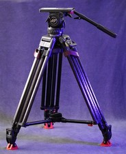 Sachtler Video 20 S1 Stativsystem mit Speedlock CF HD mit Mittelspinne und Füßen