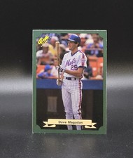 1987 Classic Green DAVE MAGAGAN Rookie Card #19 New York Mets