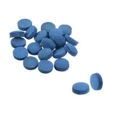 20Pcs 11mm Dia Billiard Pool Cue Tips Snooker Pool Stick Replacement Tips, Blue
