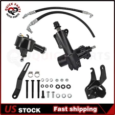 For 1955-57 Chevy Belair 150 210 Power Steering Gear Box Upgrade Conversion Kit