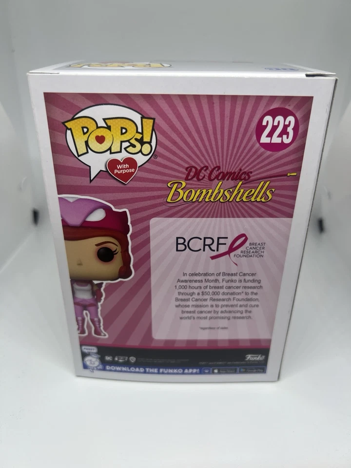 DC Comics Bombshells - Hawkgirl Breast Cancer Awareness Pop! Vinyl (RS) #223 - image 3 of 4