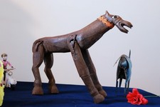puppet. Wooden Horse 19th Century Folk or Primitive Art.