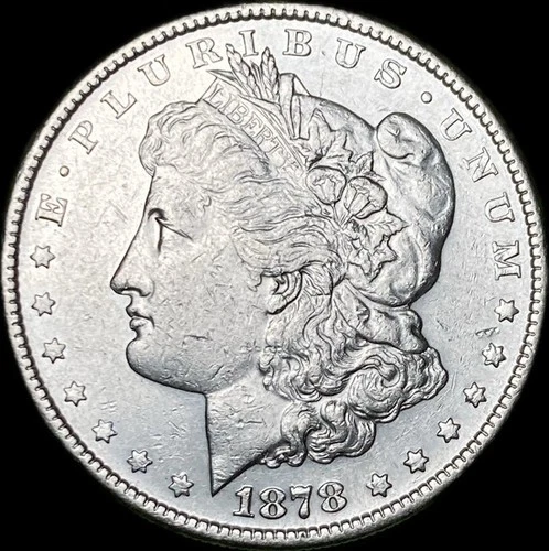 1878-S Morgan Silver One Dollar US Coin San Fransisco AU