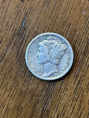1931 Mercury Dime VG+