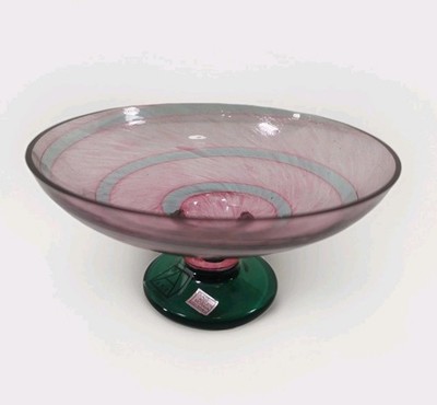 Vintage Tschechische Kunst Glas Schale Atelier Morava klein Inneneinrichtung Obsttisch