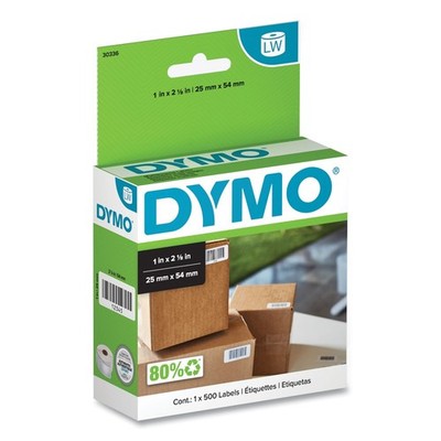 DYMO 30336 LabelWriter 1'' x 2.12'' Multipurpose Labels - White (1/BX) New