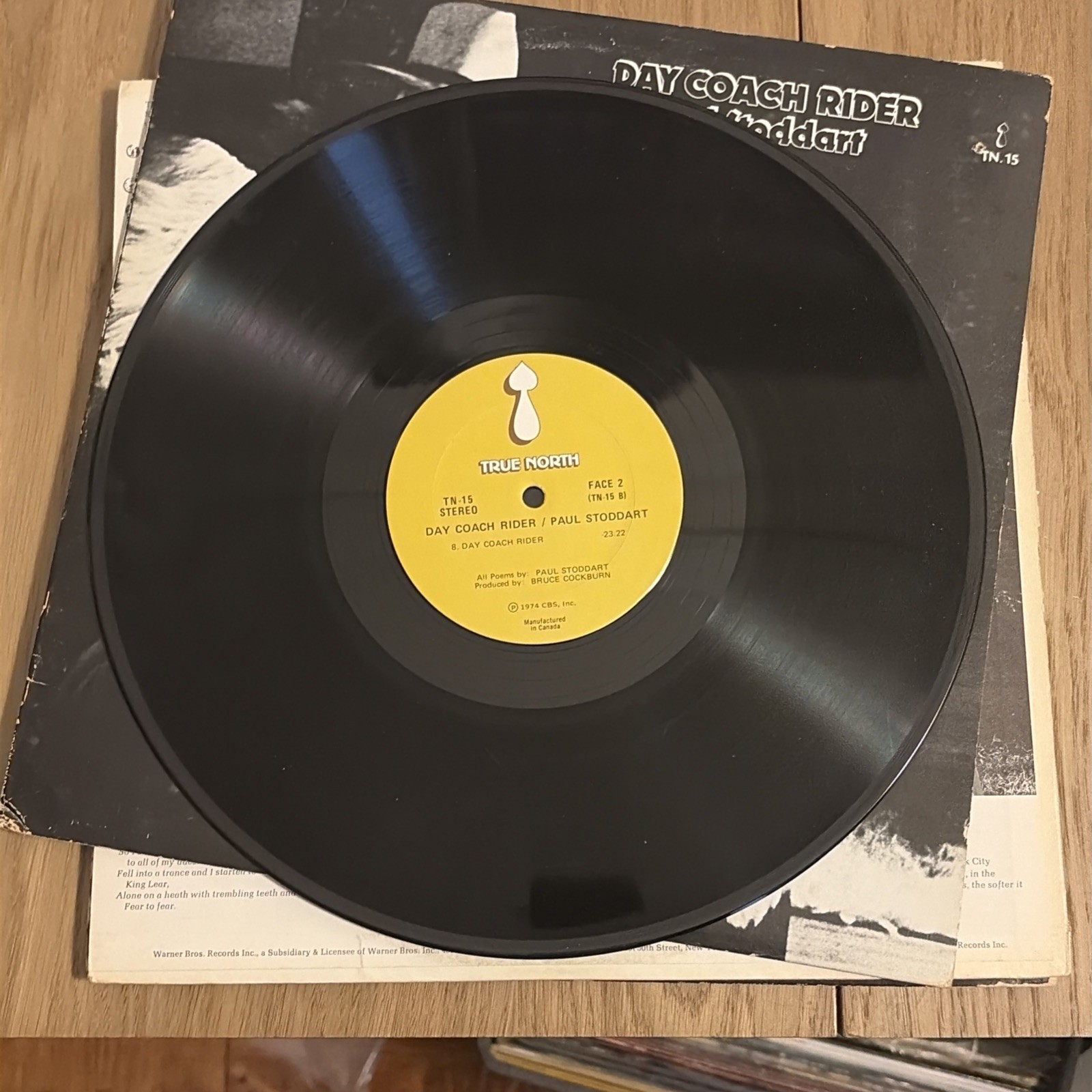 Day Coach Rider Paul Stoddart Obscure Folk LP Vinyl Album thumbnail 4