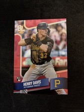2024 Topps Big League Henry Davis (RC) Red Foil Parallel 5/5
