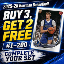 2025-26 Bowman Basketball Paper Base Singles #1-200 You Pick Complete Your Set
