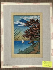 Handpainted Needlepoint Canvas Oriental Bliss Must Read Description