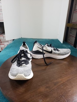 Nike Epic React Flyknit 2 Shoes size 9 mens Gray Running Gym BQ8928-001