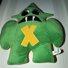 Alphabeasts Alphabet Letter Plush Monster Learning ABCs Pillow Xx