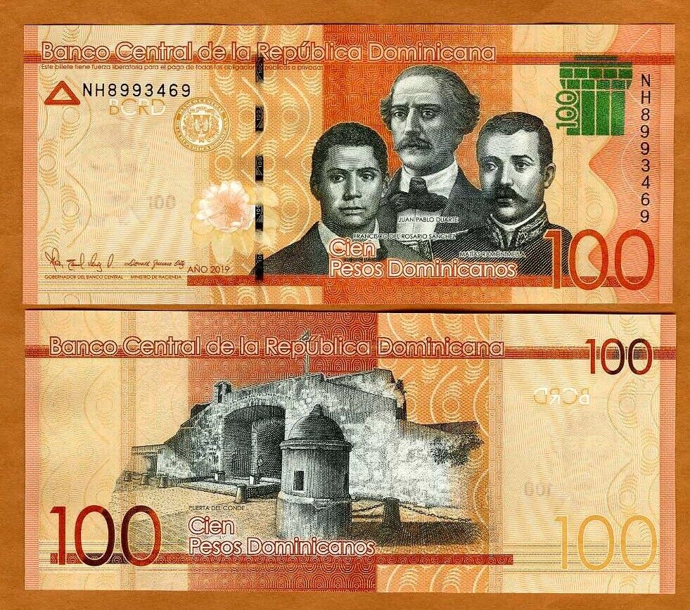 Dominican Republic, 100 Pesos Dominicanos, 2019 (2020), P-New UNC New Security