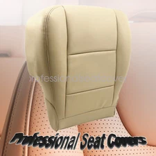 For 2000-07 Toyota Sequoia Driver Side Lower Replacement Leather Seat Cover Tan
