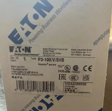 1PC New Moeller Isolation Switch P3-100/V/SVB Expedited Shipping