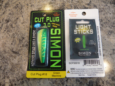 SIMON Hawken CUT PLUG 3.0 UV  GREEN MACHINE  Super bait 
