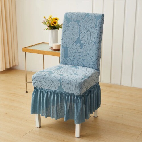 4PCS Colorful Jacquard Chair Skirt for Dining Room All-inclusive Chair Cover - Bild 9 von 46