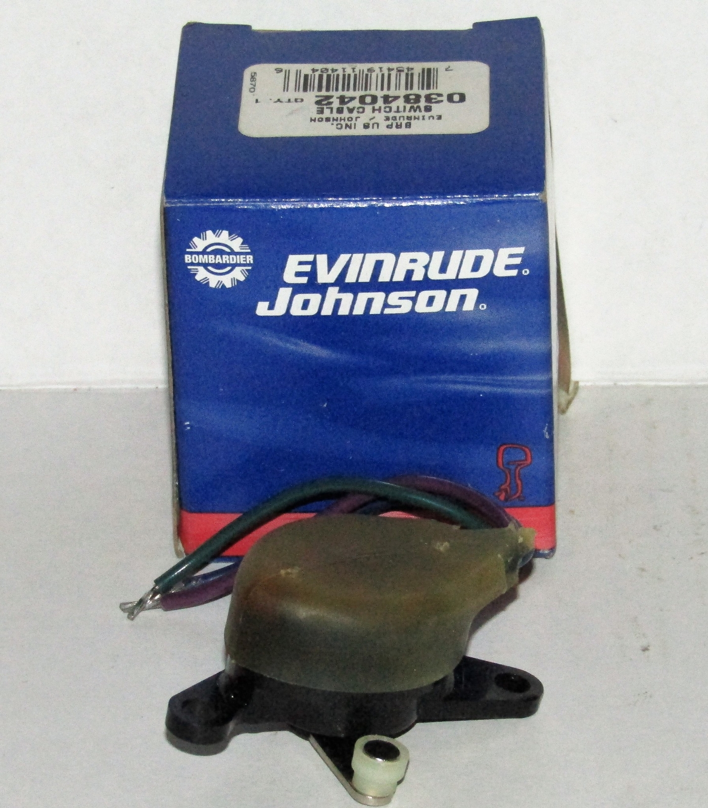 EVINRUDE JOHNSON GENUINE PARTS SWITCH AND CABLE ASSEMBLY PART NO