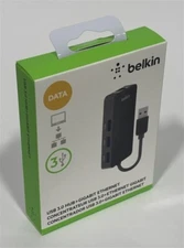 Belkin USB 3.0 3-Port Hub with Gigabit Ethernet Adapter