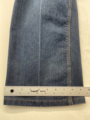 French Cuff Jeans - Womens Size 10 - Blue - Bootcut - Casual Stretch (3288) - Picture 13 of 17