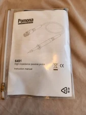Pomona 6491 Modular Oscilloscope Probe 1:1 30MHz,  39pF, 300VDC CATII