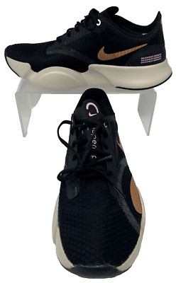 Size 12 Women  - Nike SuperRep Go Athletic Shoes Black Copper  CJ0860-186