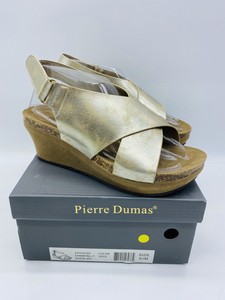 pierre dumas gold wedges