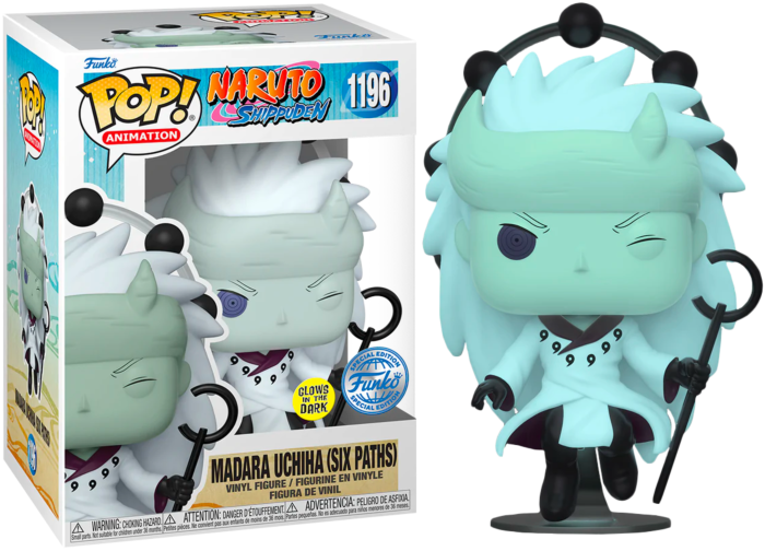 Naruto: Shippuden - Madara Uchiha Glow in the Dark Pop! Vinyl Figure \