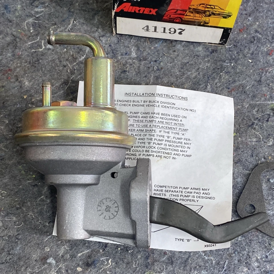 41197 Airtex Bomba de Combustible Gas Nueva para Olds Le Sabre Serie J Buick LeSabre Century Foto 4 de 4