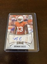Cowboys BRENNAN EAGLES 2021 Leaf Draft AUTO Rookie RC Autograph XRC UT Longhorns