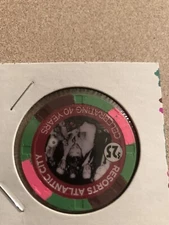 $25 resorts international 40th anniversary casino chip atlantic city 
