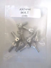 AN74A4 Bolt 1/4-20 x 9/16" Steel Alt. to MS20074-04-04 - Lot of 10