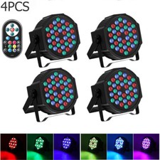4Pcs 180W 36LED RGB Par Light Beam Stage DJ Disco Party Xmas Effect Lighting DMX
