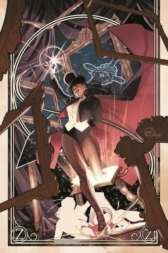 🔥 ZATANNA #1 JAMAL CAMPBELL 1:50 Card Stock Ratio Variant Cvr J
