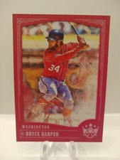 2018 Panini Diamond Kings Red Framed Bryce Harper #78 Insert Baseball Card